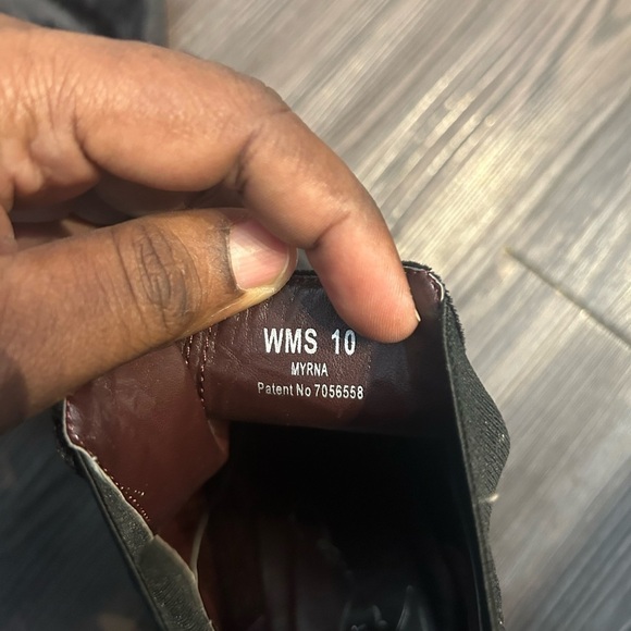 Report Footwear Myrna Black Velvet Ankle Booties - Picture 5 of 8